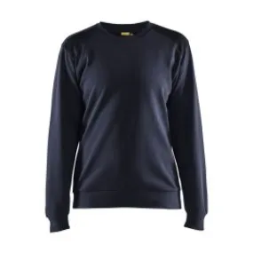 3408-1158&#x20;Women&#x27;s&#x20;Work&#x20;Sweater&#x20;Two&#x20;Tone&#x20;Cotton&#x20;-&#x20;Bl&#xE5;kl&#xE4;der