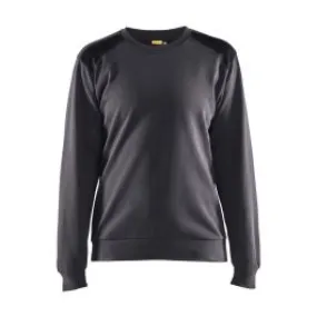 3408-1158&#x20;Women&#x27;s&#x20;Work&#x20;Sweater&#x20;Two&#x20;Tone&#x20;Cotton&#x20;-&#x20;Bl&#xE5;kl&#xE4;der
