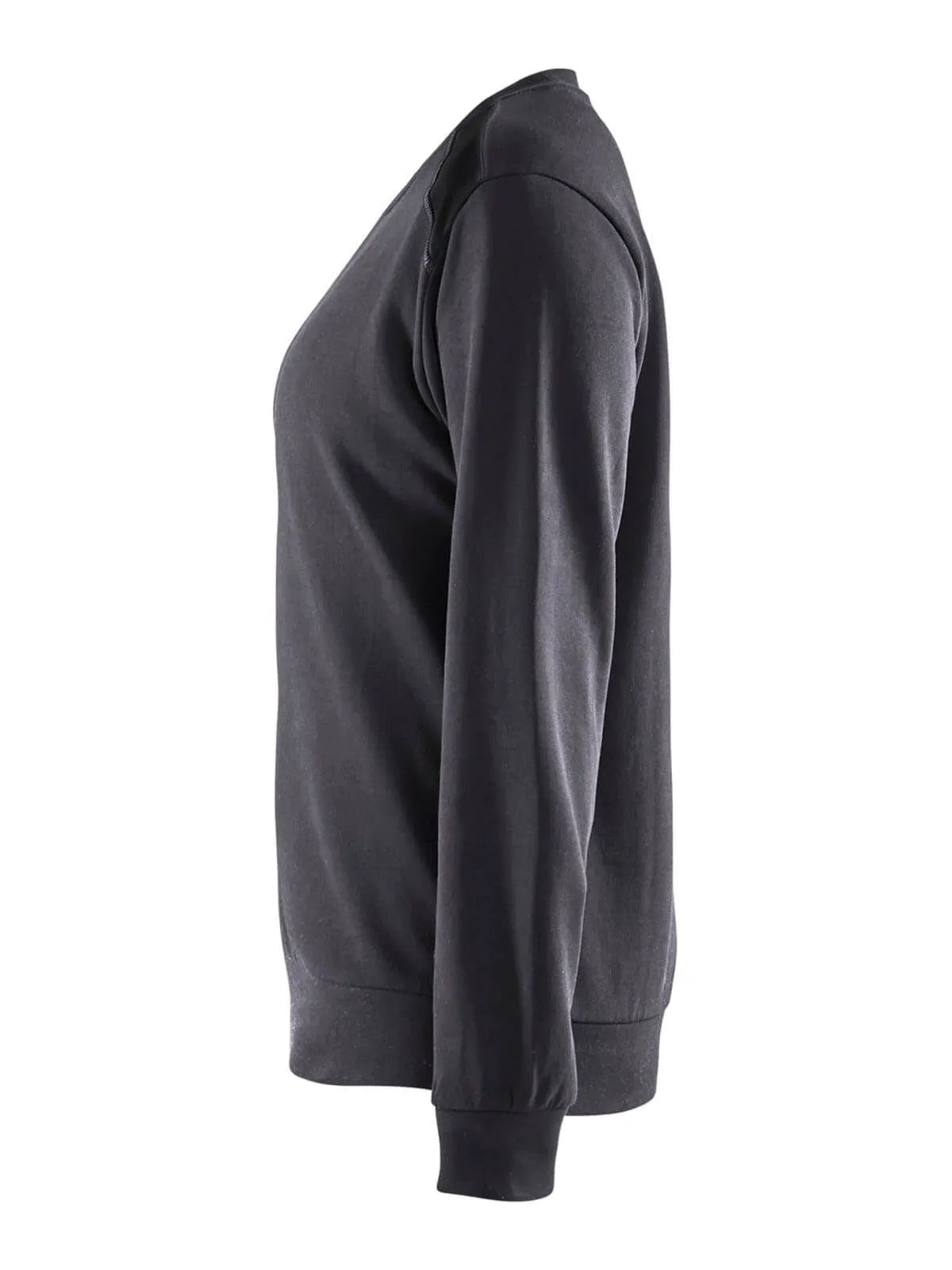 3408-1158&#x20;Women&#x27;s&#x20;Work&#x20;Sweater&#x20;Two&#x20;Tone&#x20;Cotton&#x20;-&#x20;Bl&#xE5;kl&#xE4;der