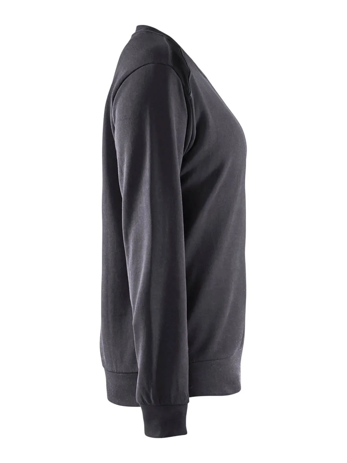 3408-1158&#x20;Women&#x27;s&#x20;Work&#x20;Sweater&#x20;Two&#x20;Tone&#x20;Cotton&#x20;-&#x20;Bl&#xE5;kl&#xE4;der