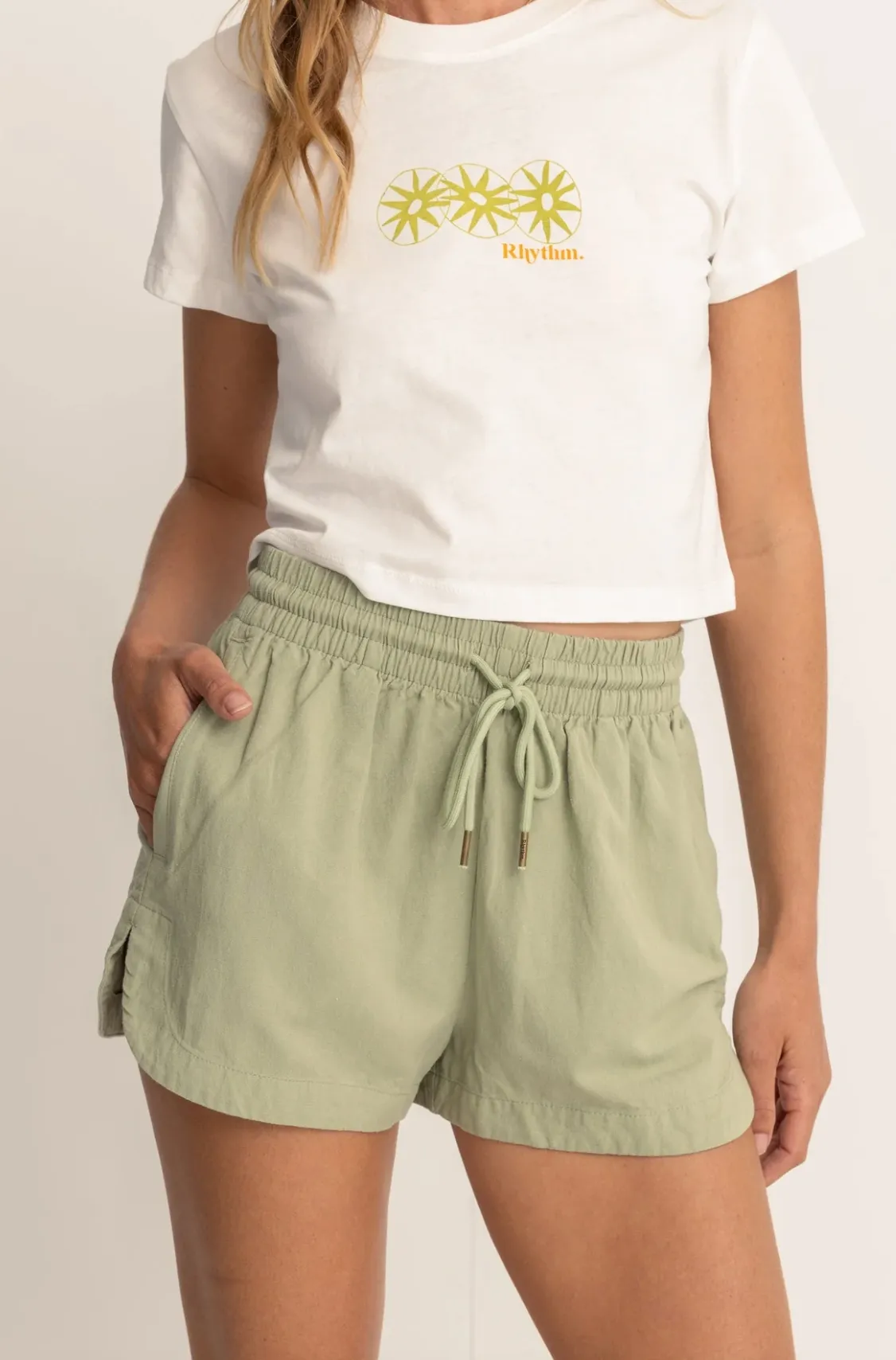 Astrid Elasticated Short- Palm
