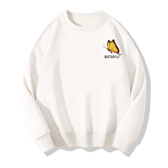 Butterfly Matching Sweatshirts for Couples