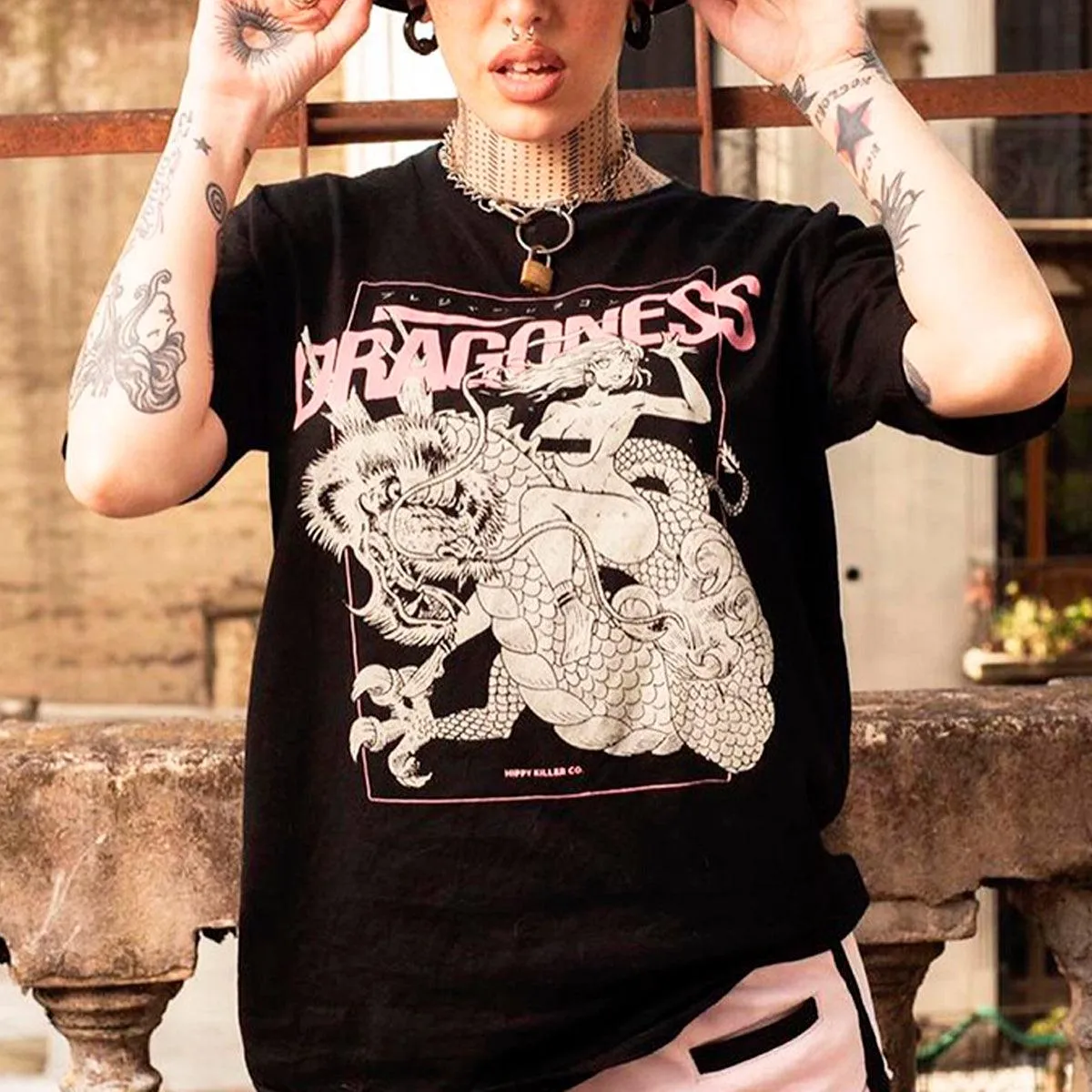 Dragoness Retro Anime T-Shirt