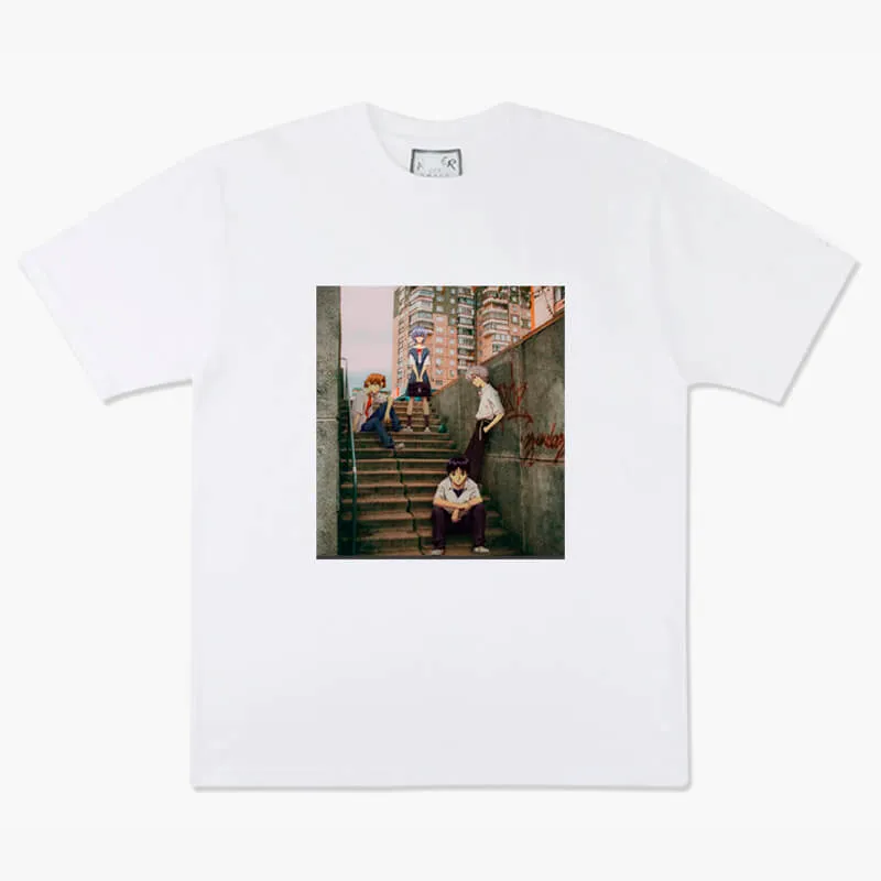 Dullcore Aesthetic Evangelion Characters Anime T-Shirt