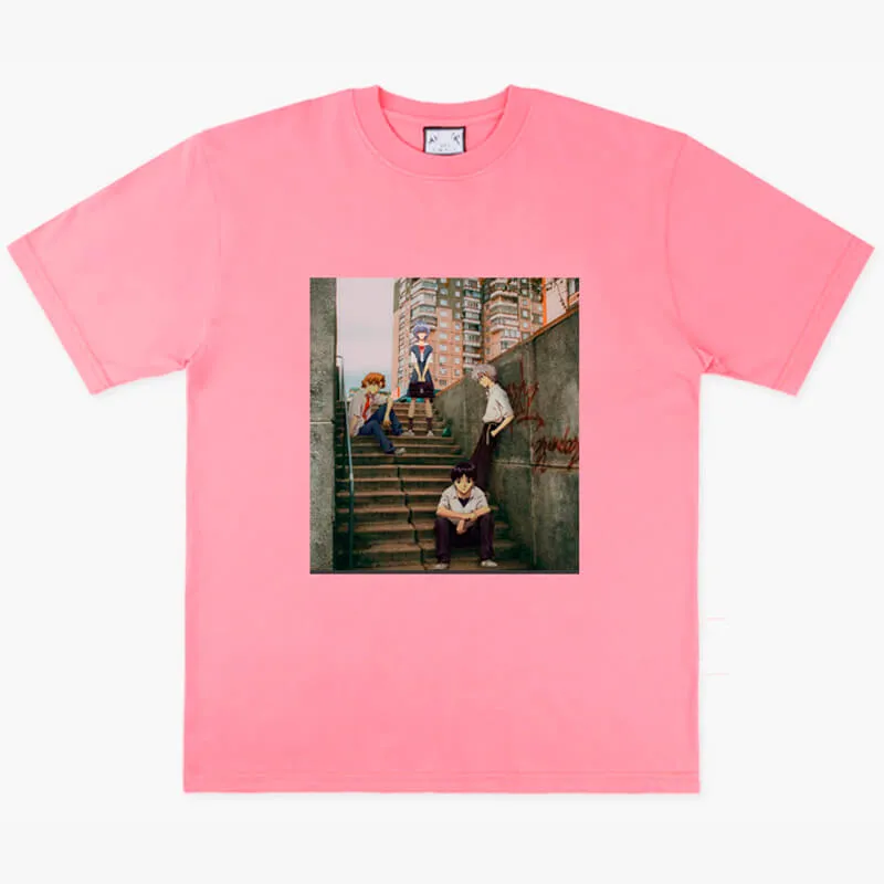 Dullcore Aesthetic Evangelion Characters Anime T-Shirt