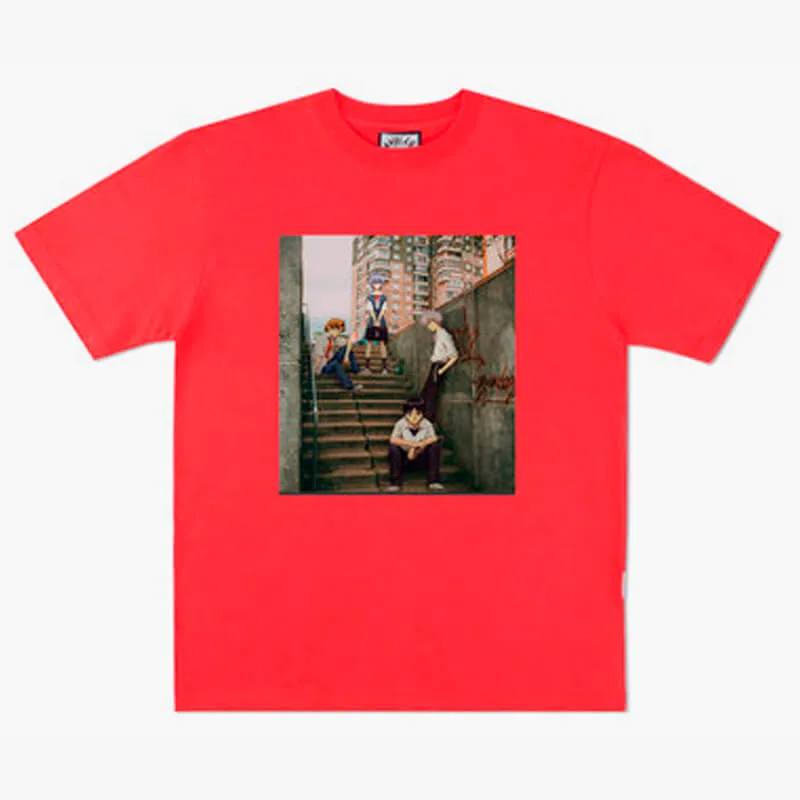 Dullcore Aesthetic Evangelion Characters Anime T-Shirt