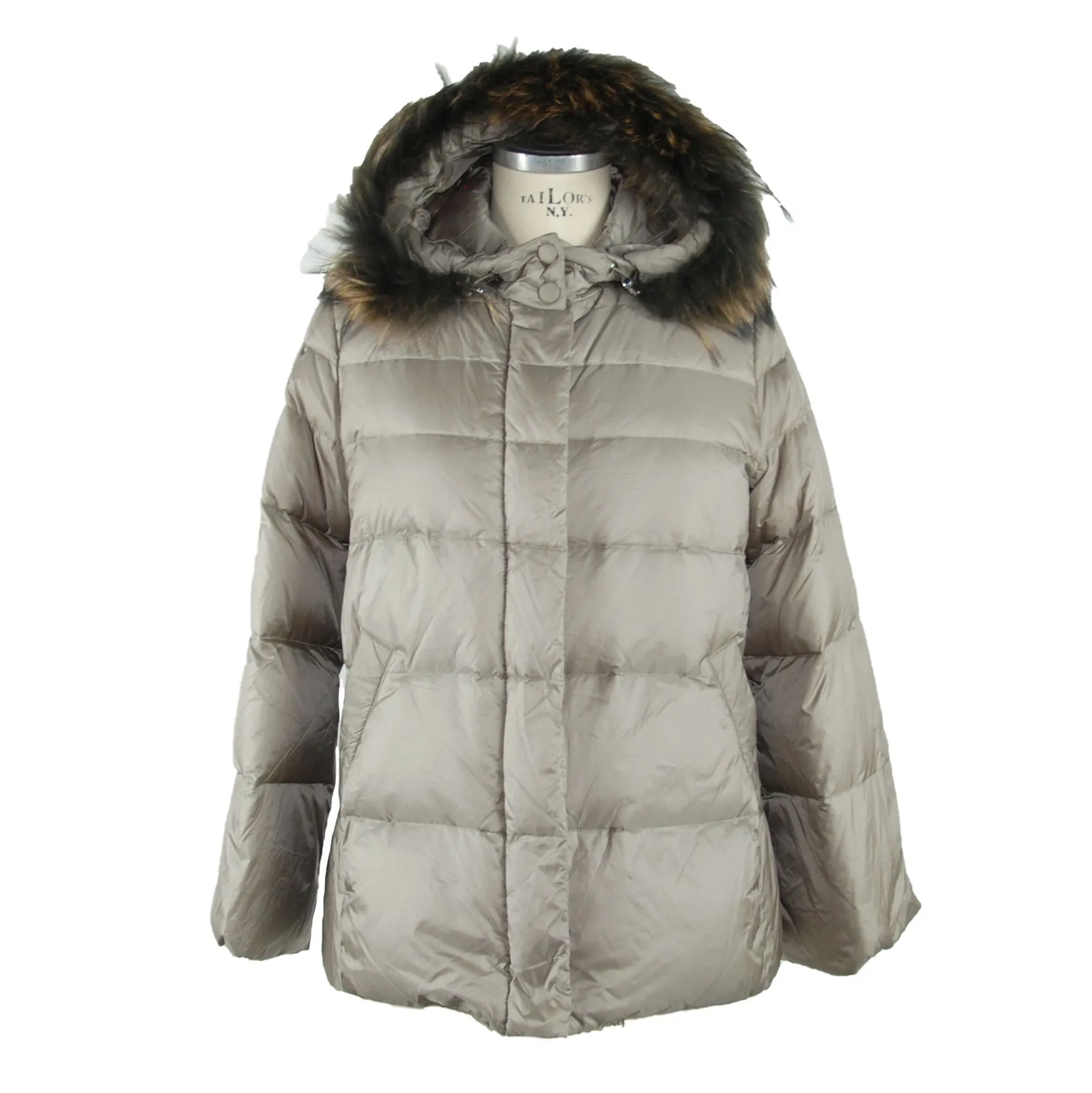 Emilio Romanelli Gray Polyamide Jackets & Coat