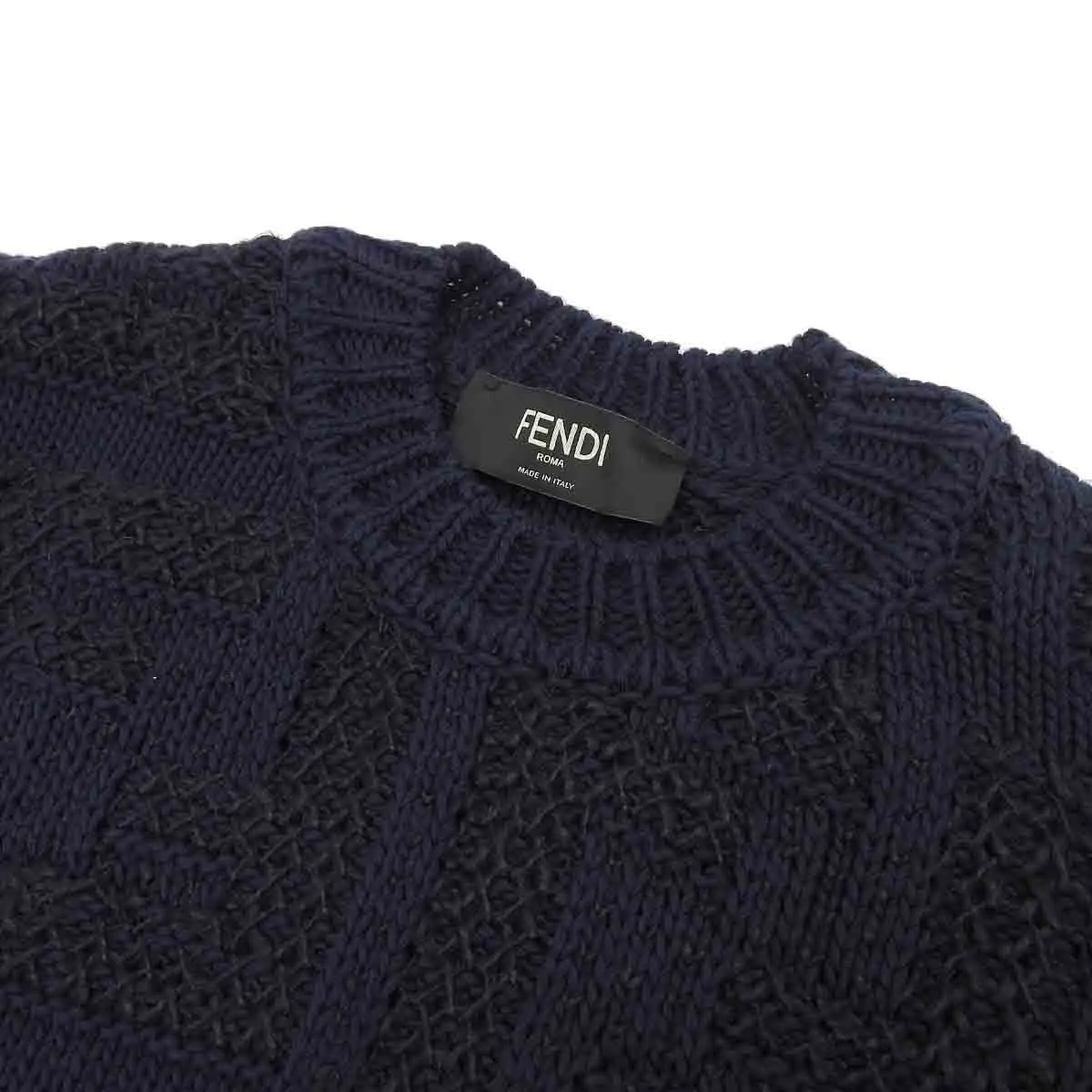 Fendi Knit Sweater FZX091 AR82 Navy