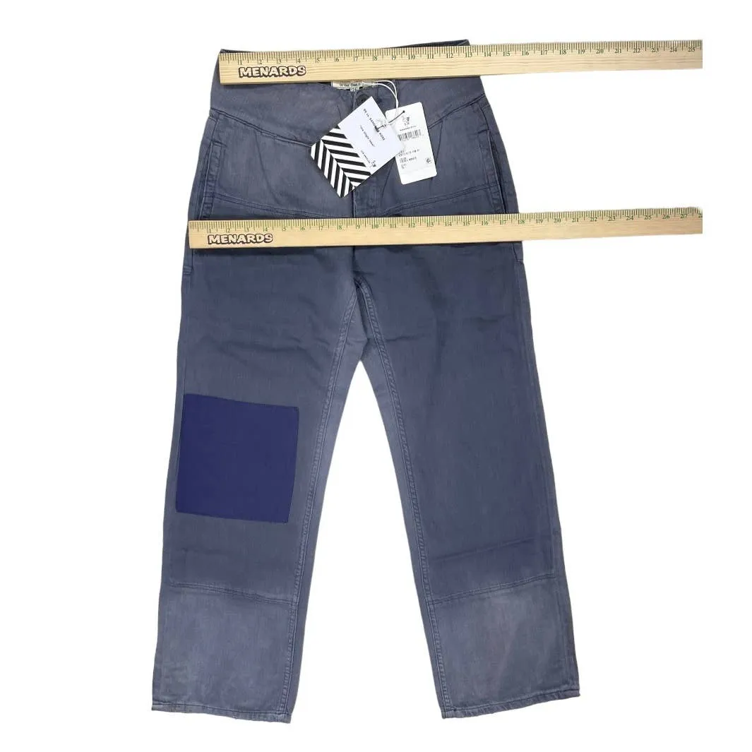 Free People x Sandrine Rose French Worker Patchwork Pants Size 25