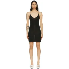 GANNI Black Slip Dress