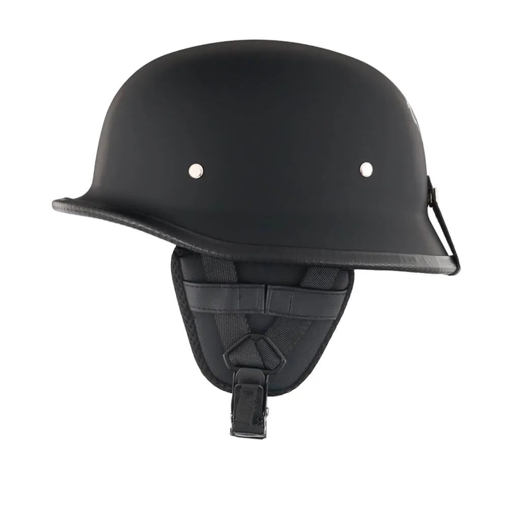 Lightweight Mayan DOT Germanator Helmet / Matte Black