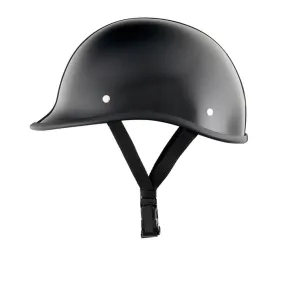 Low Profile Reversible DOT Polo Helmet / Gloss Black