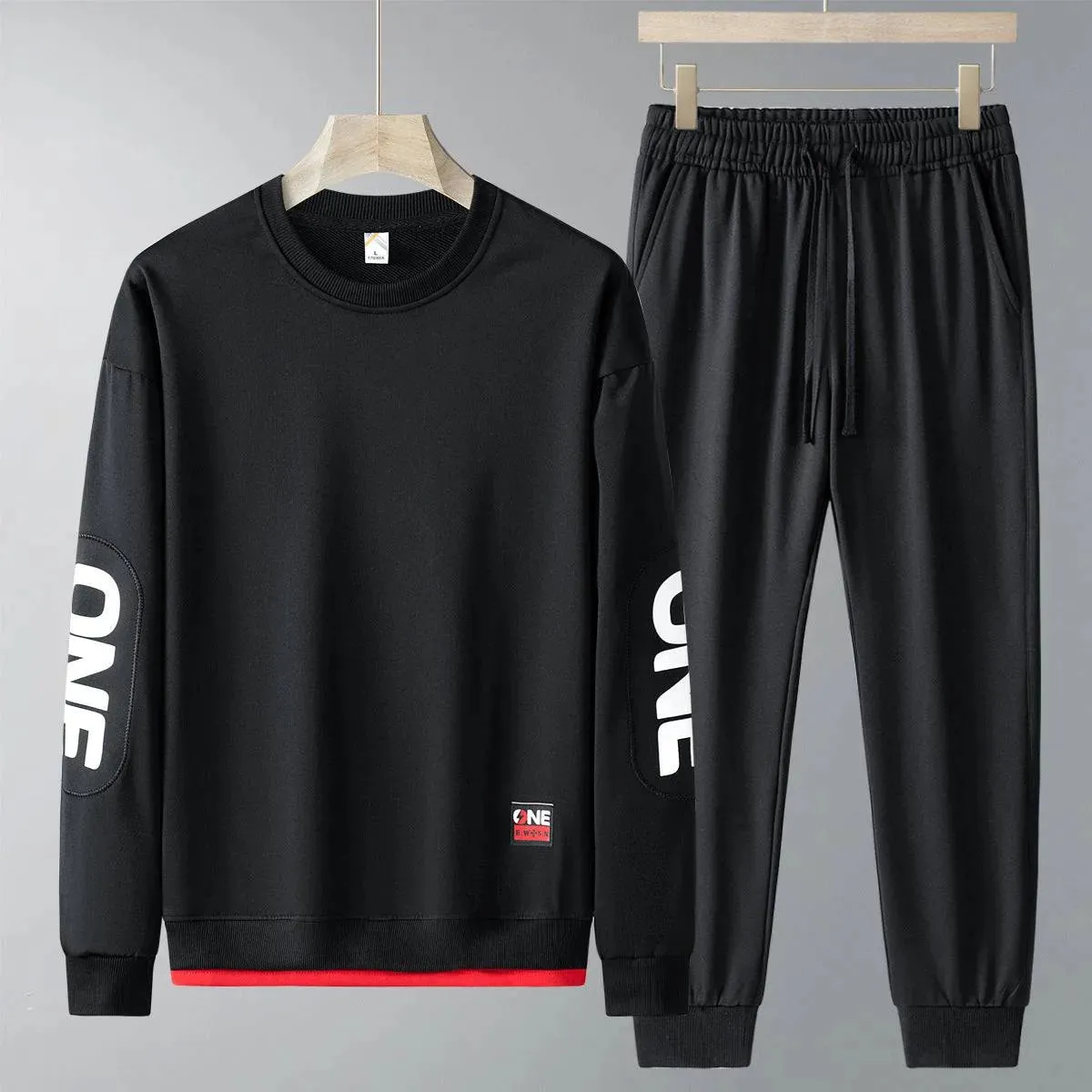 Men's Casual Sweatshirt Trousers Set
