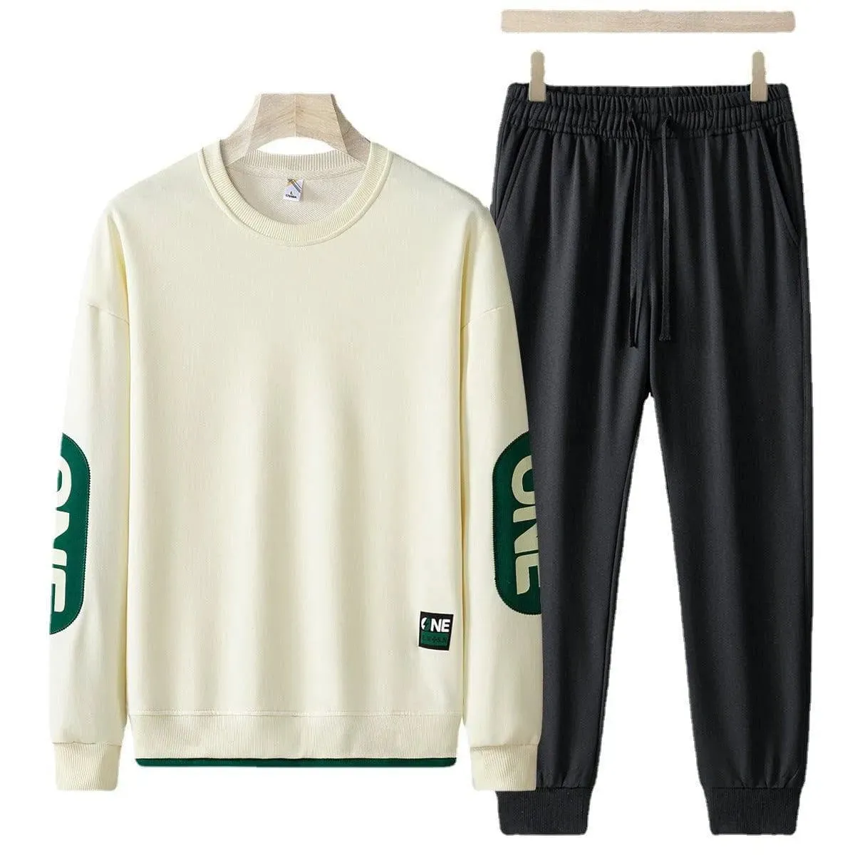 Men's Casual Sweatshirt Trousers Set