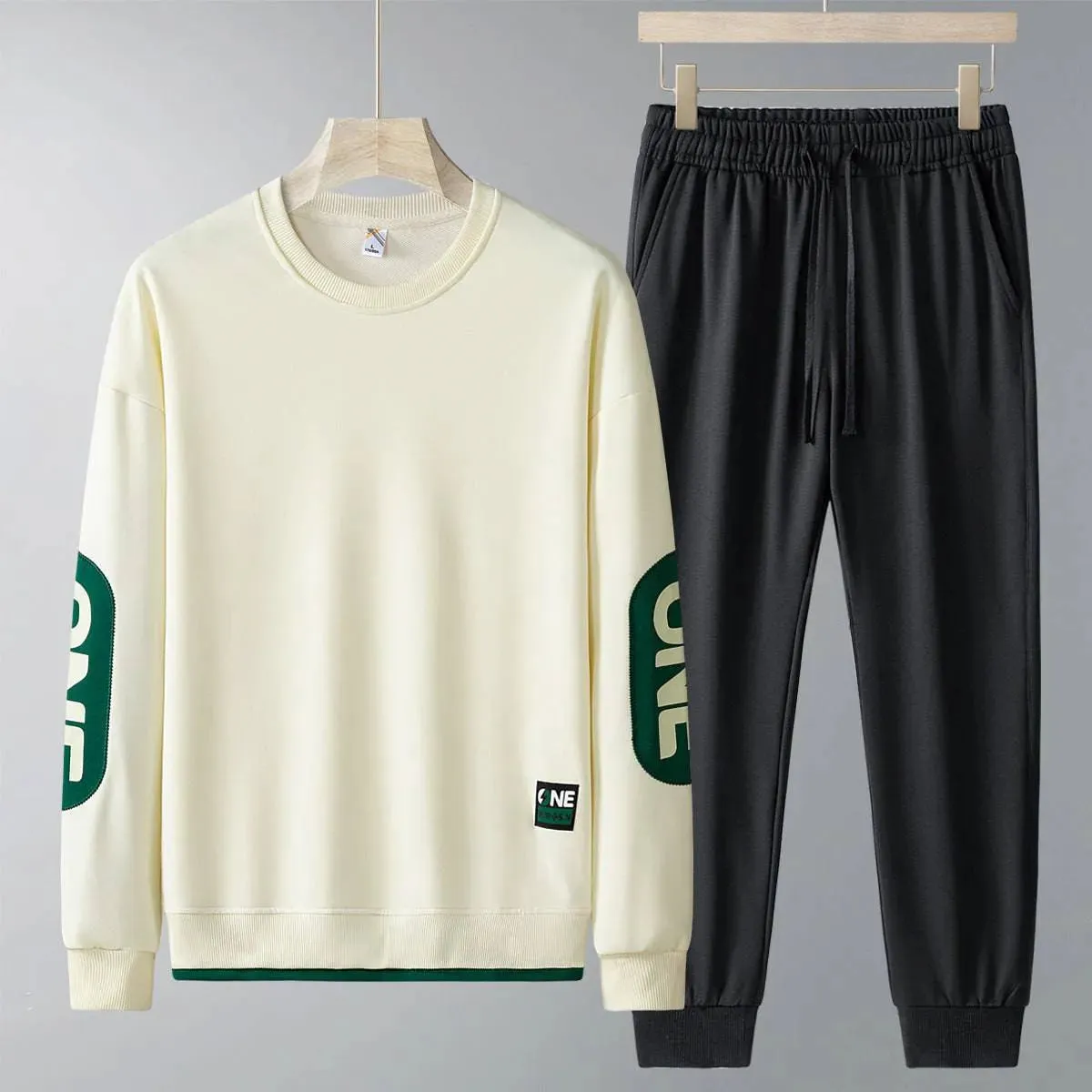 Men's Casual Sweatshirt Trousers Set