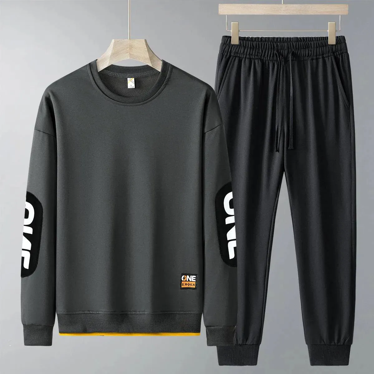 Men's Casual Sweatshirt Trousers Set