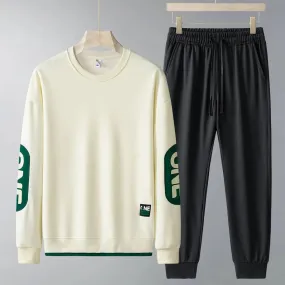 Men's Casual Sweatshirt Trousers Set