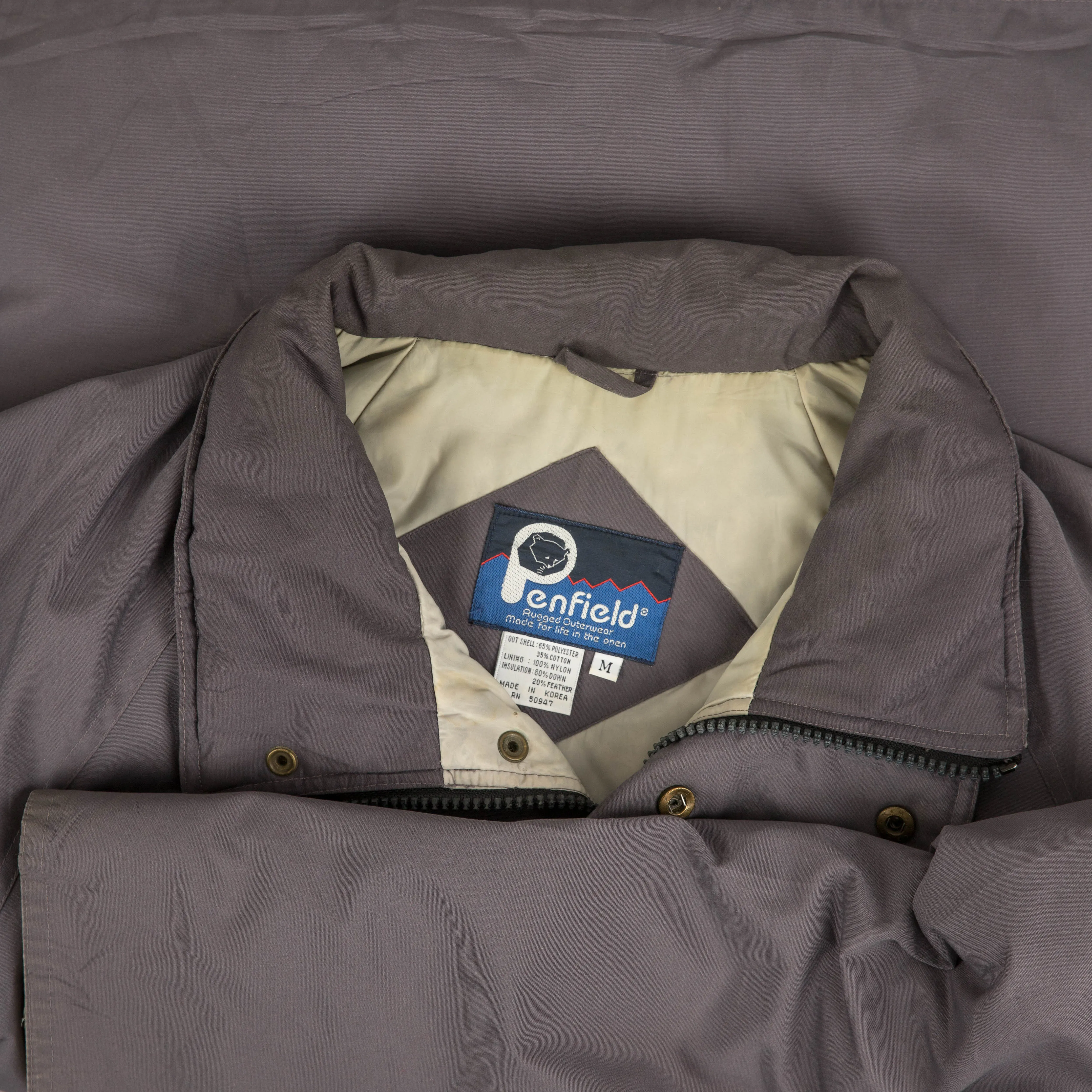 MEN'S VINTAGE 1990S PENFIELD FEATHER DOWN JACKET - MEDIUM