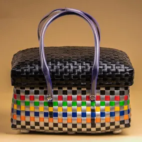 New Age Fancy Half Basket with Lid