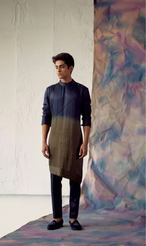 Olive ombre Kurta set