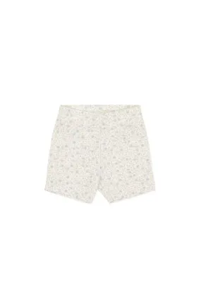 Organic Cotton Everyday Bike Short - Elodie Whisper White