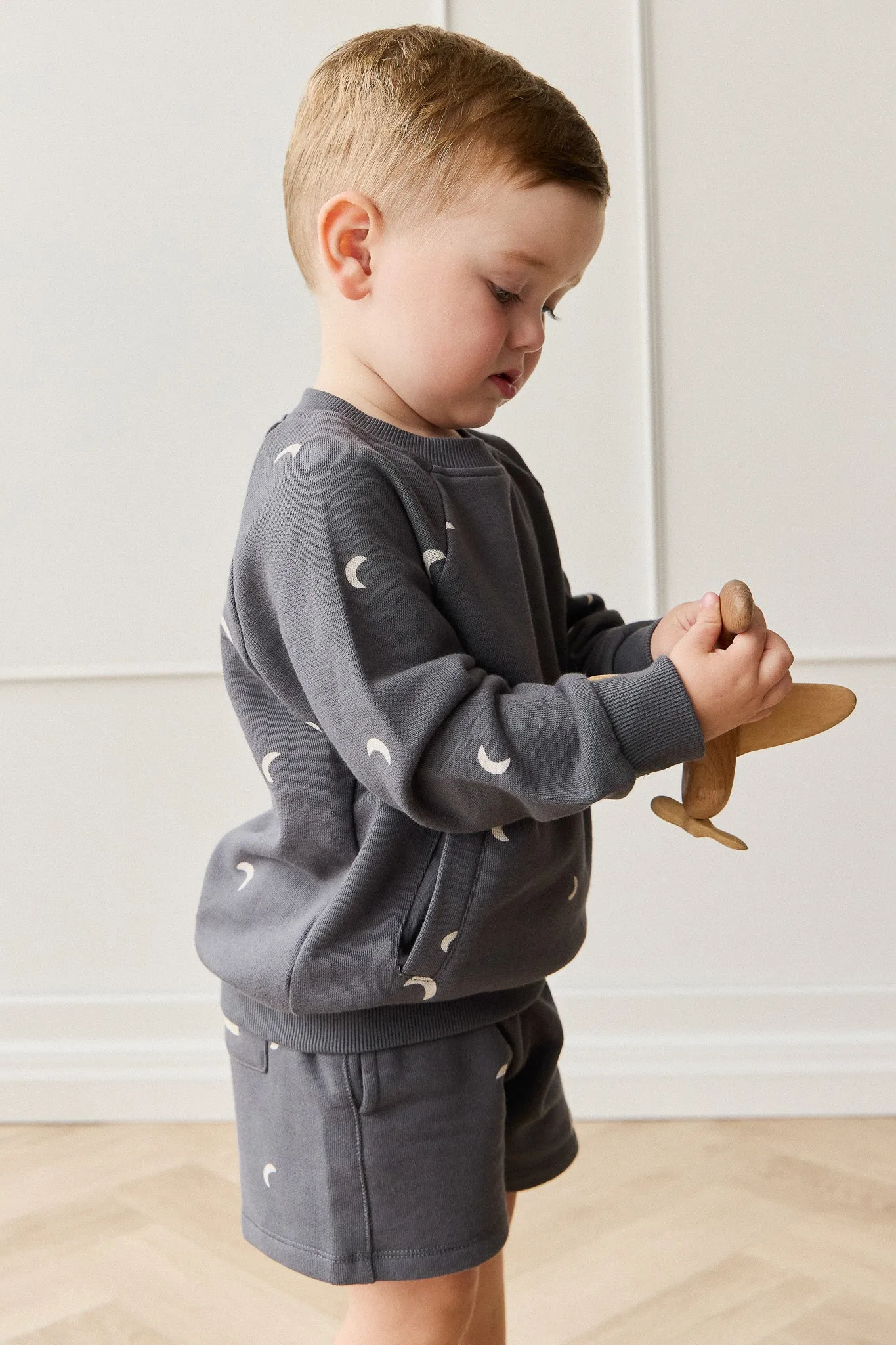 Organic Cotton Jalen Short - Crescent Moon Icelandic