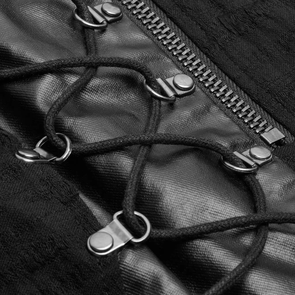 Punk Metal Half Skirt WQ-427BQF