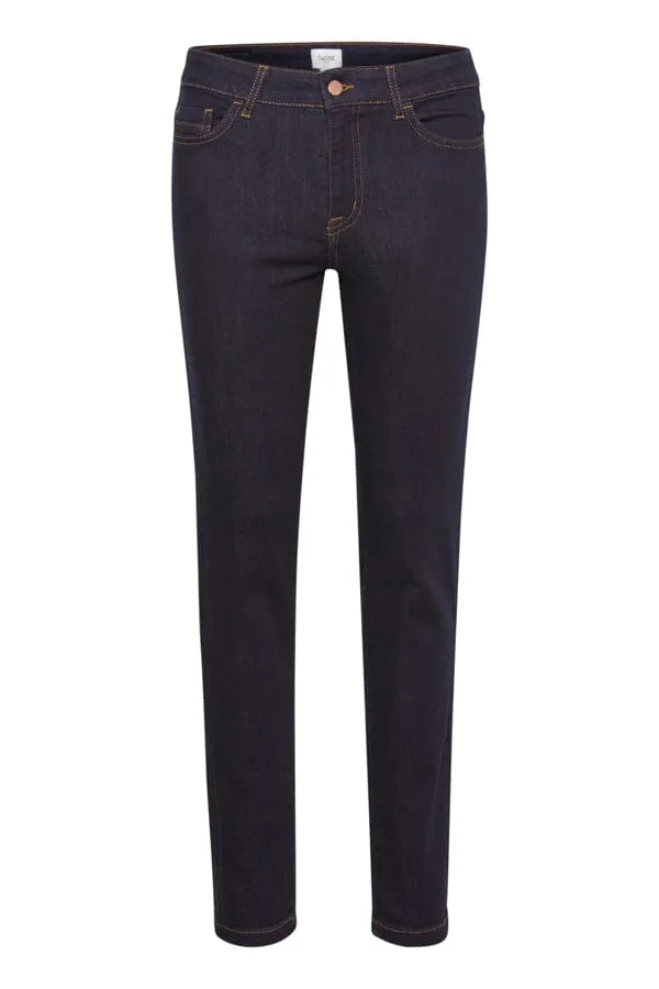 Saint Tropez Slim Leg Jeans Dark Blue